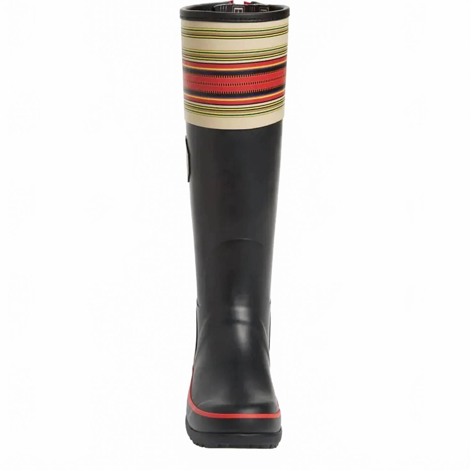 Women's Acadia National Park Tall Rain Boot In Black