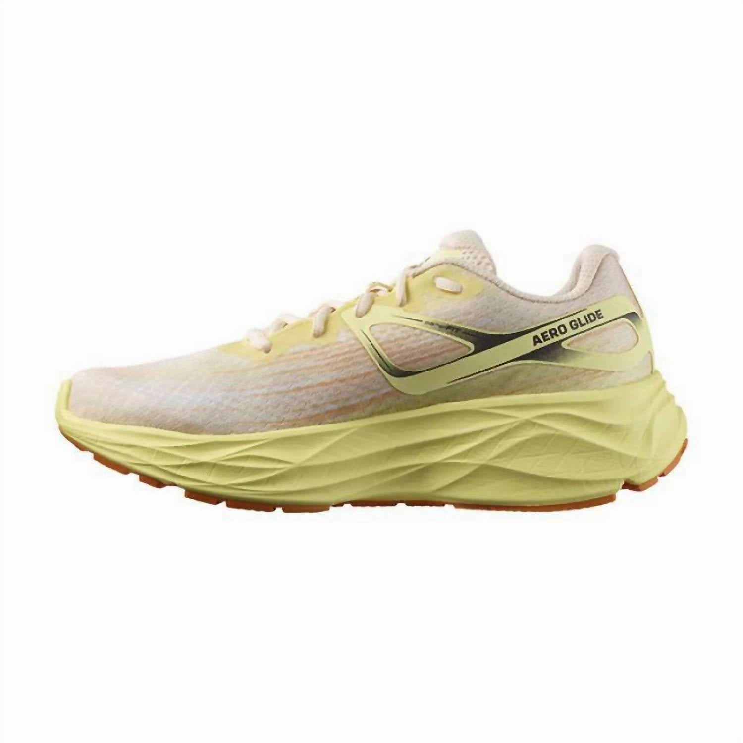 Women's Aero Glide - B Running Shoe In Tender Peach/yellow Iris/white