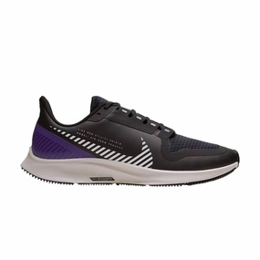 Women's Air Zoom Pegasus 36 Shield Shoes In Black/silver/desert Sand/voltage Purple Cheap Athletic Shoes for Women