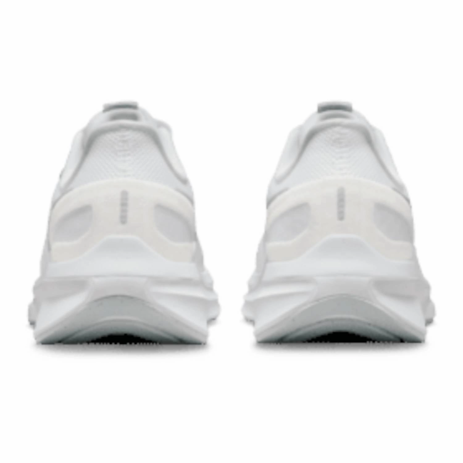 Women's Air Zoom Structure 25 Shoes In White/pure Platinum/metallic Silver