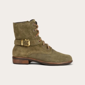 Women's Alize Boots In Olive Suede Comfortable Womens Boots low price