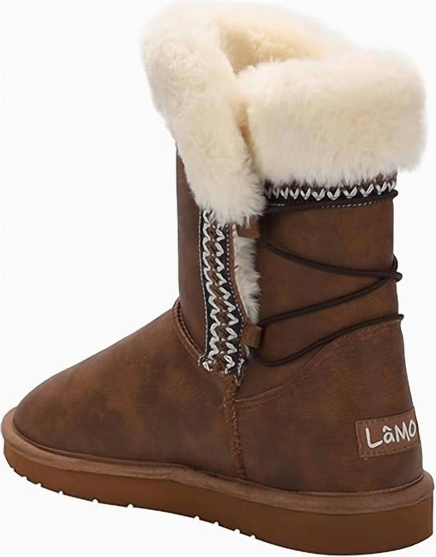 Women's Alma Winter Boots In Waxed Chestnut