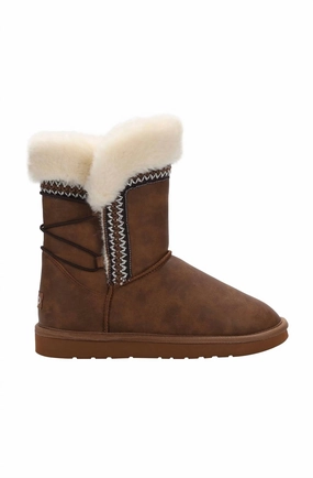 Women's Alma Winter Boots In Waxed Chestnut Womens Winter & Rain Boots online