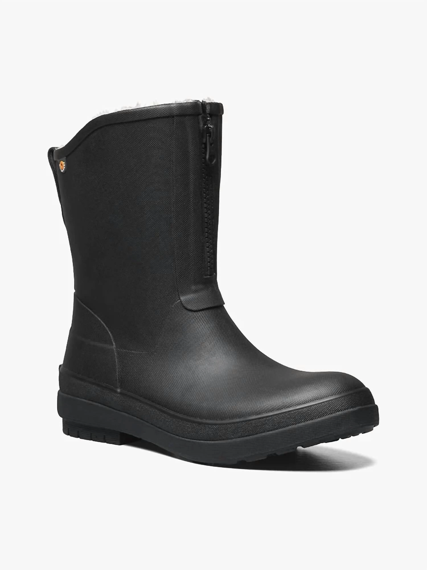 Women's Amanda Plush Ii Zip Waterproof Boots In Black Womens Winter & Rain Boots online