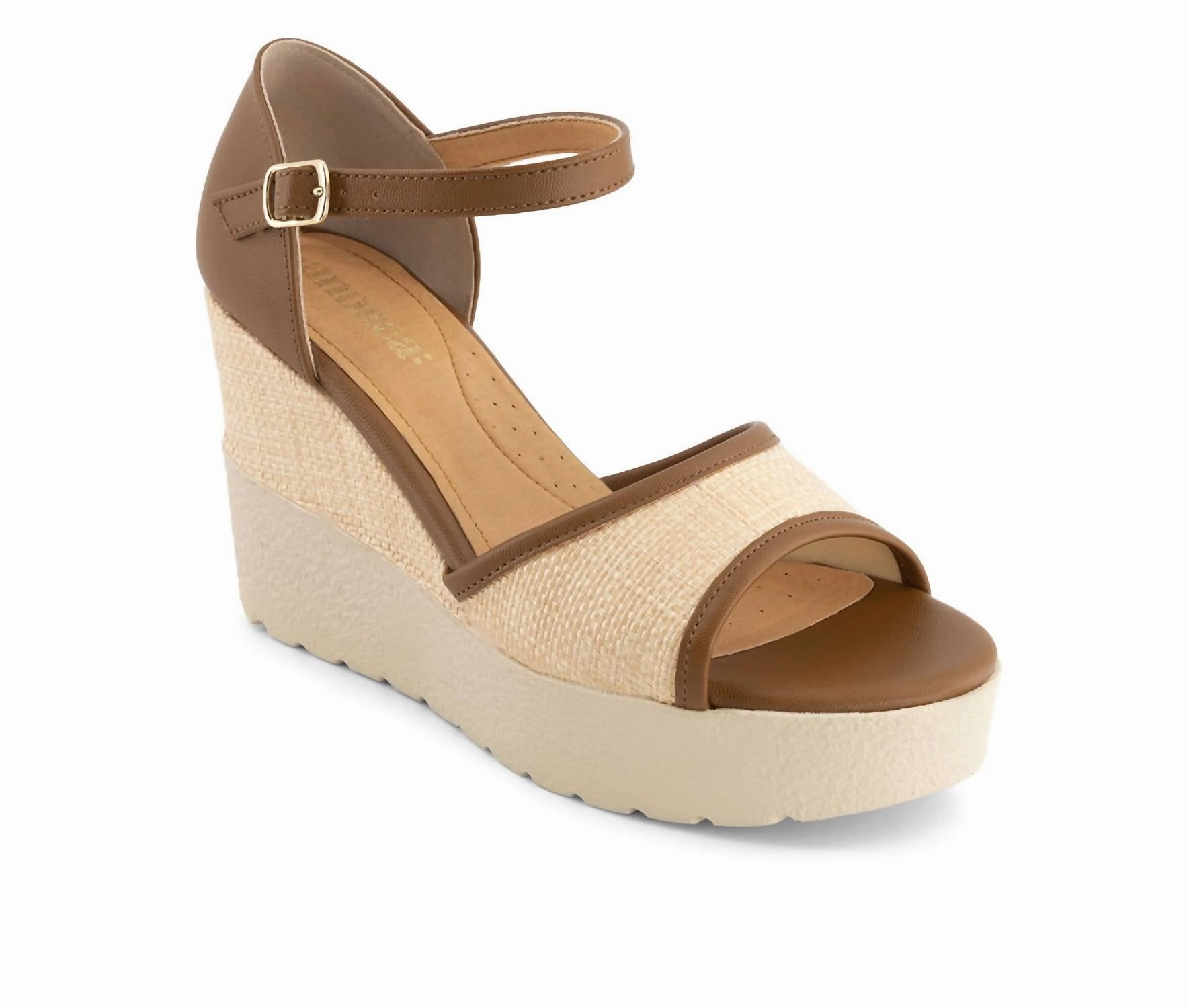 Women's Ankle Strap Sandal In Beige