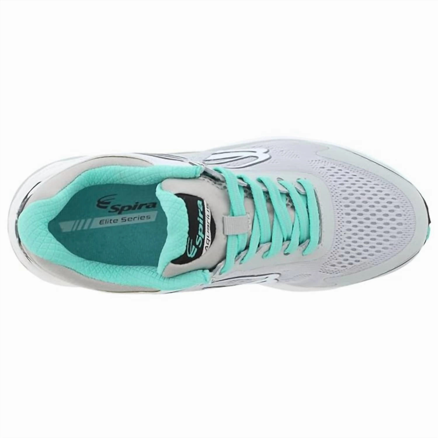 Women's Aquarius Running Shoes - Medium Width In White,charcoal,green