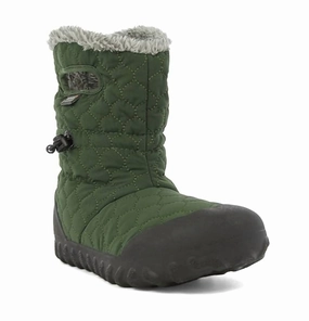 Women's B-Moc Quilt Puff Snow Boot In Olive Womens Winter & Rain Boots online