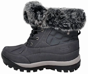 Women's Becka Winter Boots In Black/ Grey Womens Winter & Rain Boots online
