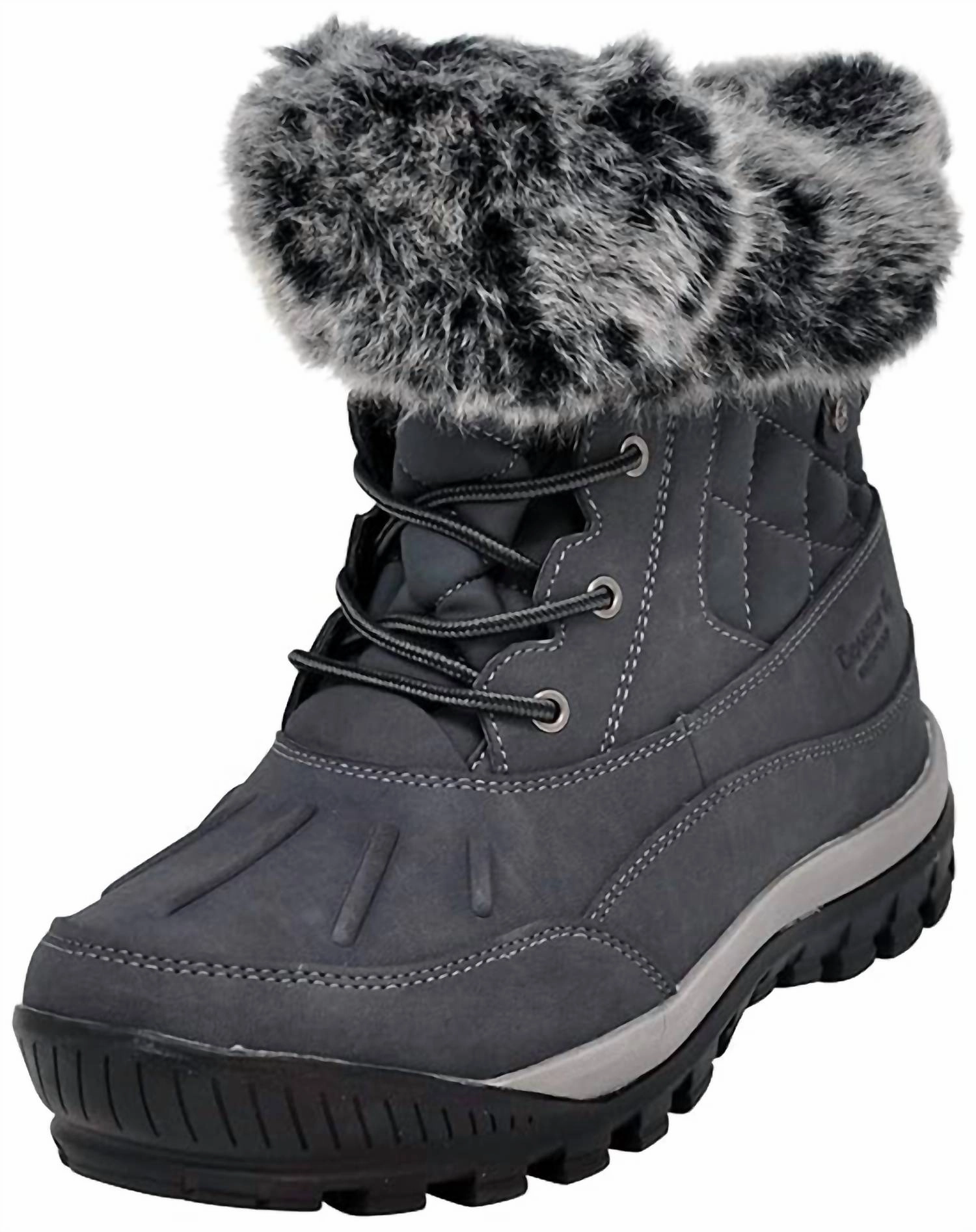 Women's Becka Winter Boots In Black/ Grey