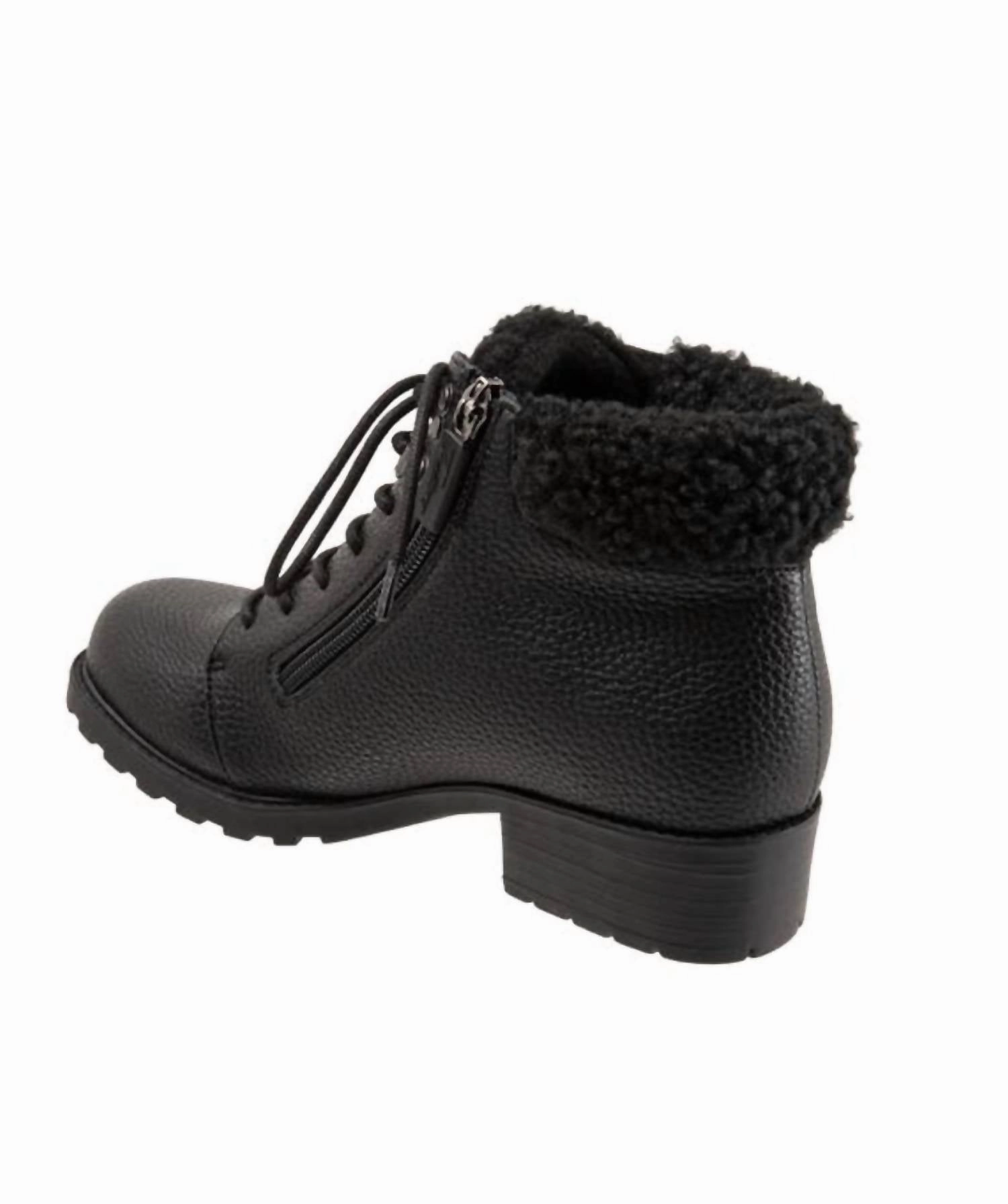 Women's Becky 2.0 Boot - Ww Width In Black Tumbled