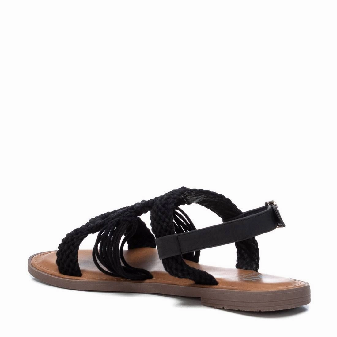 Women's Braided Strap Flat Sandals By XTI