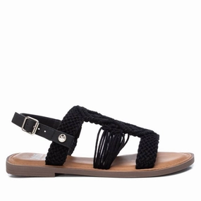 Women's Braided Strap Flat Sandals By XTI Trendy Womens Sandals online store
