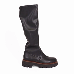 Women's Buzz Knee High Boots In Black Womens Winter & Rain Boots online