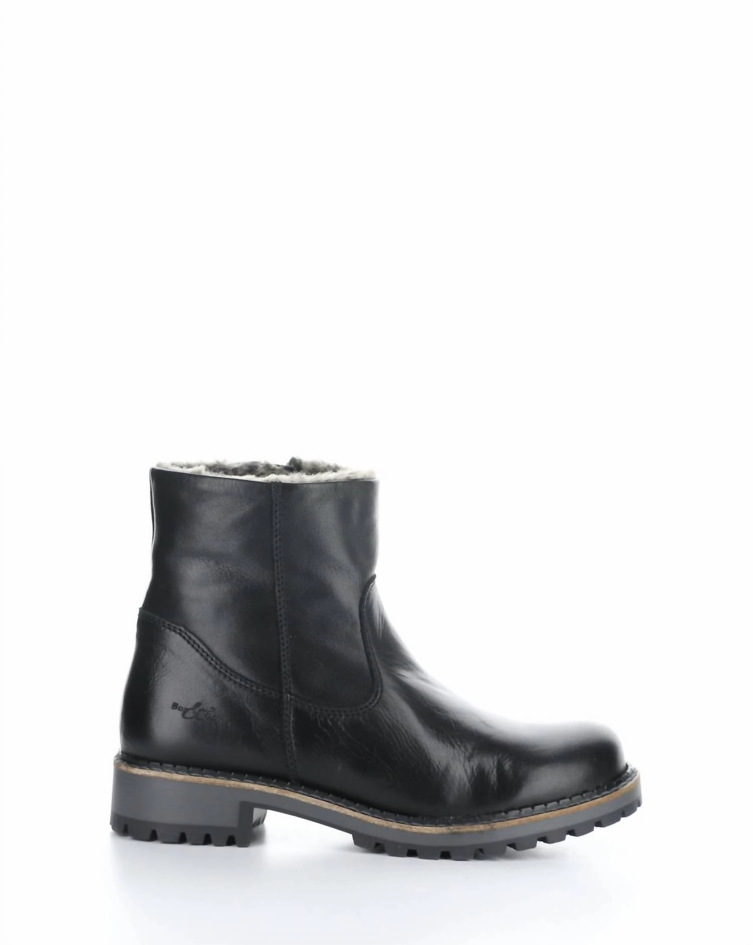 Women's Calib Round Toe Boots In Black Feel