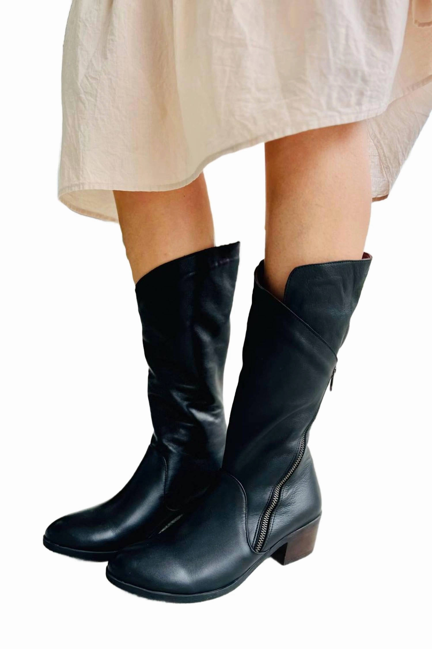 Women's Camille Mid-Calf Boot In Black