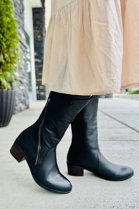 Women's Camille Mid-Calf Boot In Black Womens Boots clearance deals