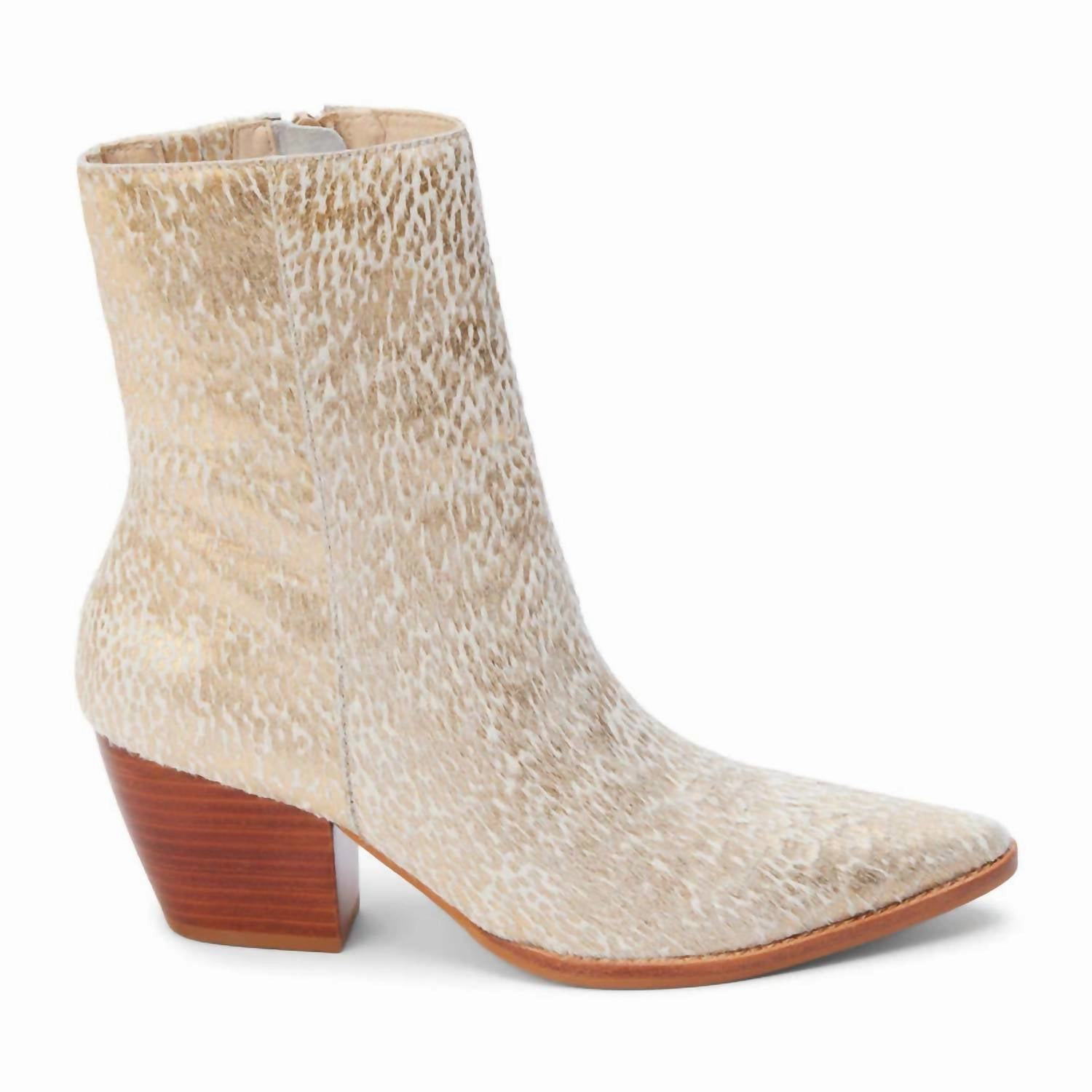Women's Caty Boot In Gold Splatter Womens Boot Deals Today