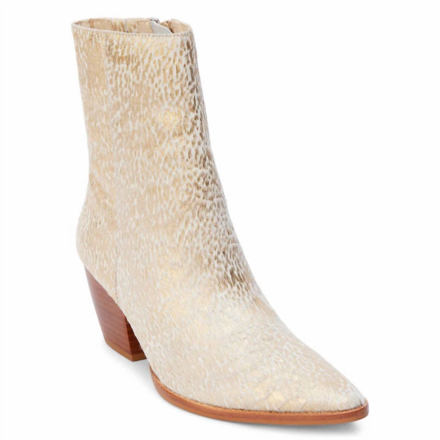 Women's Caty Boot In Gold Splatter