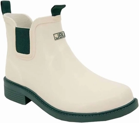 Women's Chelsea Floral Rain Boots In Cream Hunter Green Womens Winter & Rain Boots online