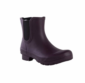 Women's Chelsea Rain Boots In Eggplant Womens Winter & Rain Boots online