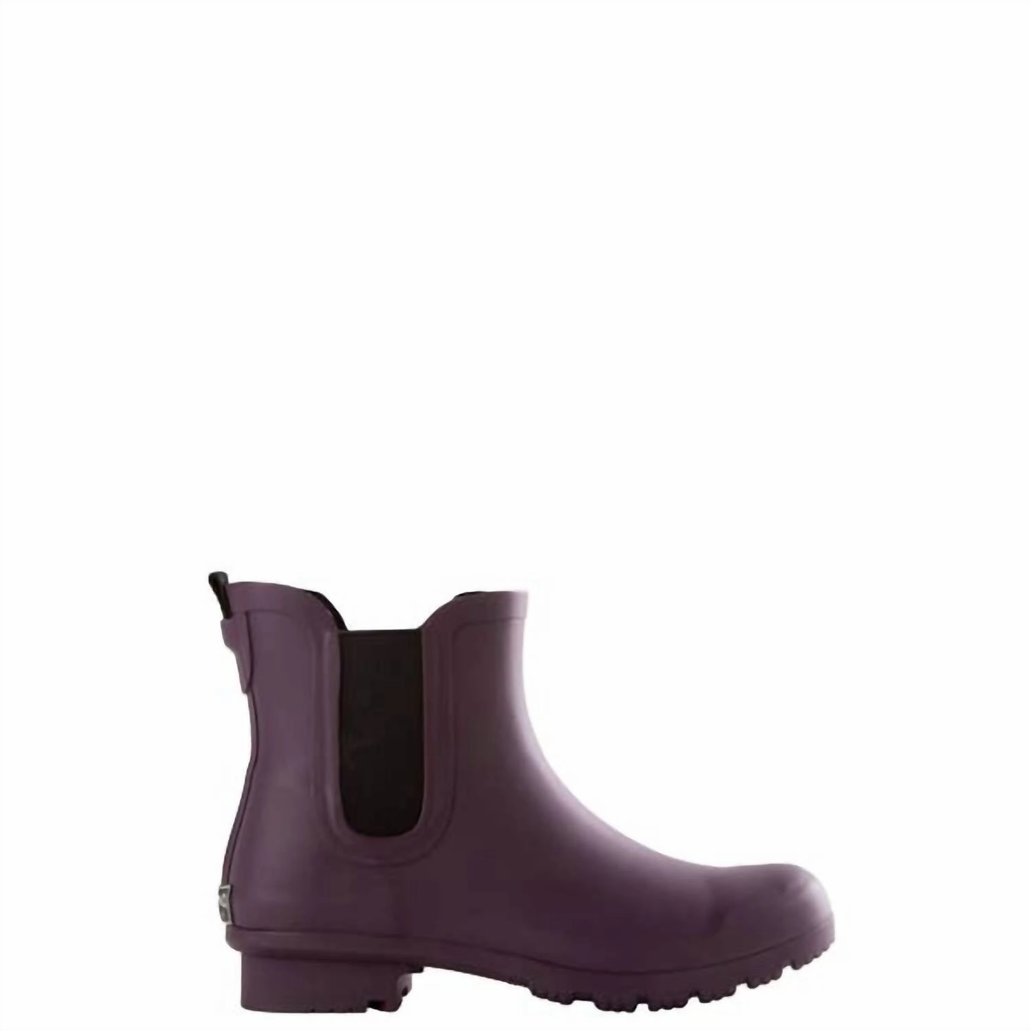 Women's Chelsea Rain Boots In Eggplant