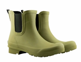 Women's Chelsea Rain Boots In Olive Womens Winter & Rain Boots online