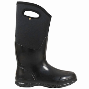 Women's Classic High Boots In Black Shine Womens Winter & Rain Boots online
