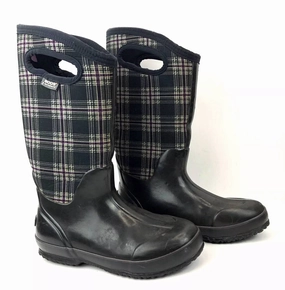 Women's Classic High Winter Boot In Black Plaid Womens Winter & Rain Boots online