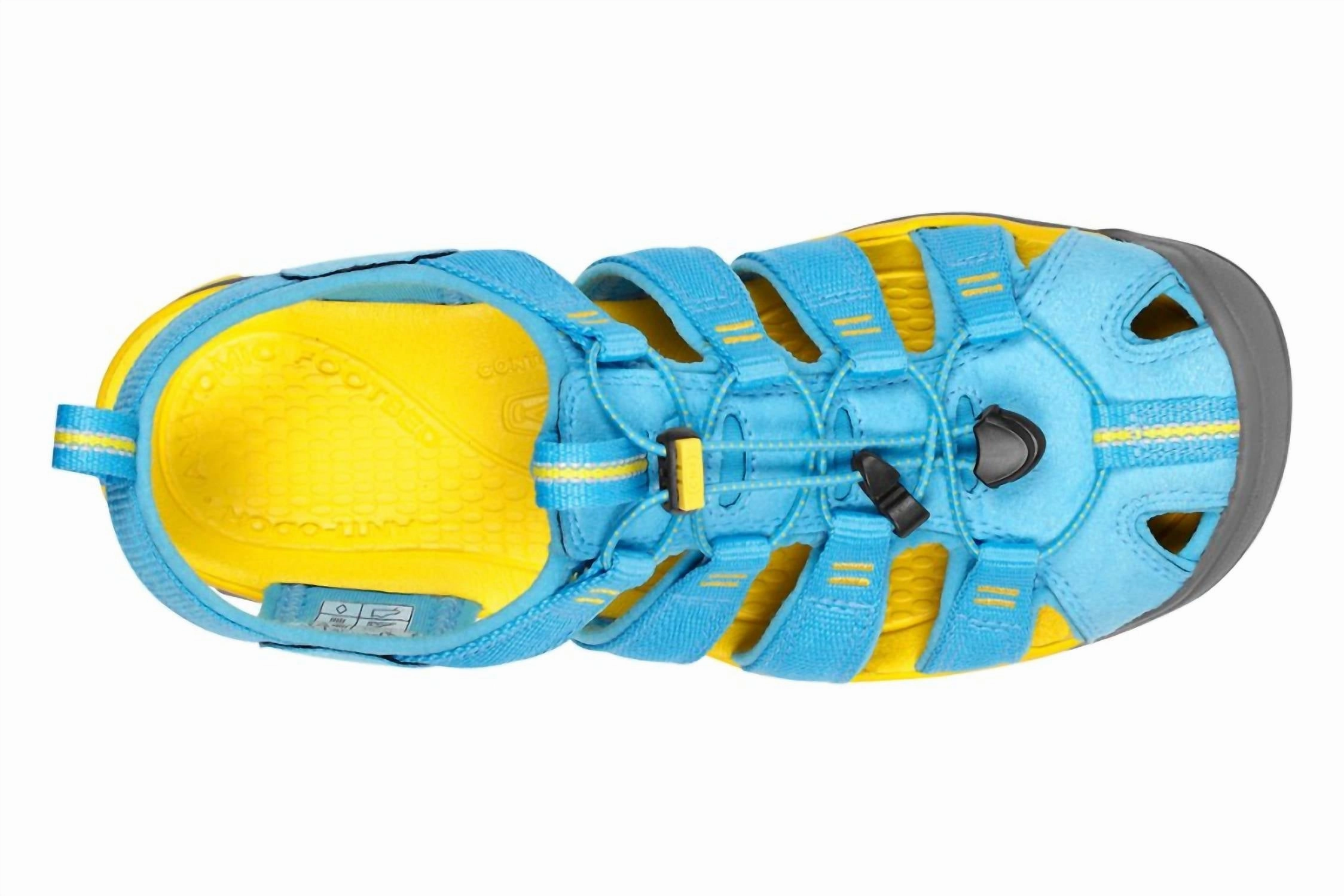 Women's Clearwater Cnx Sandal In Blue/lemon