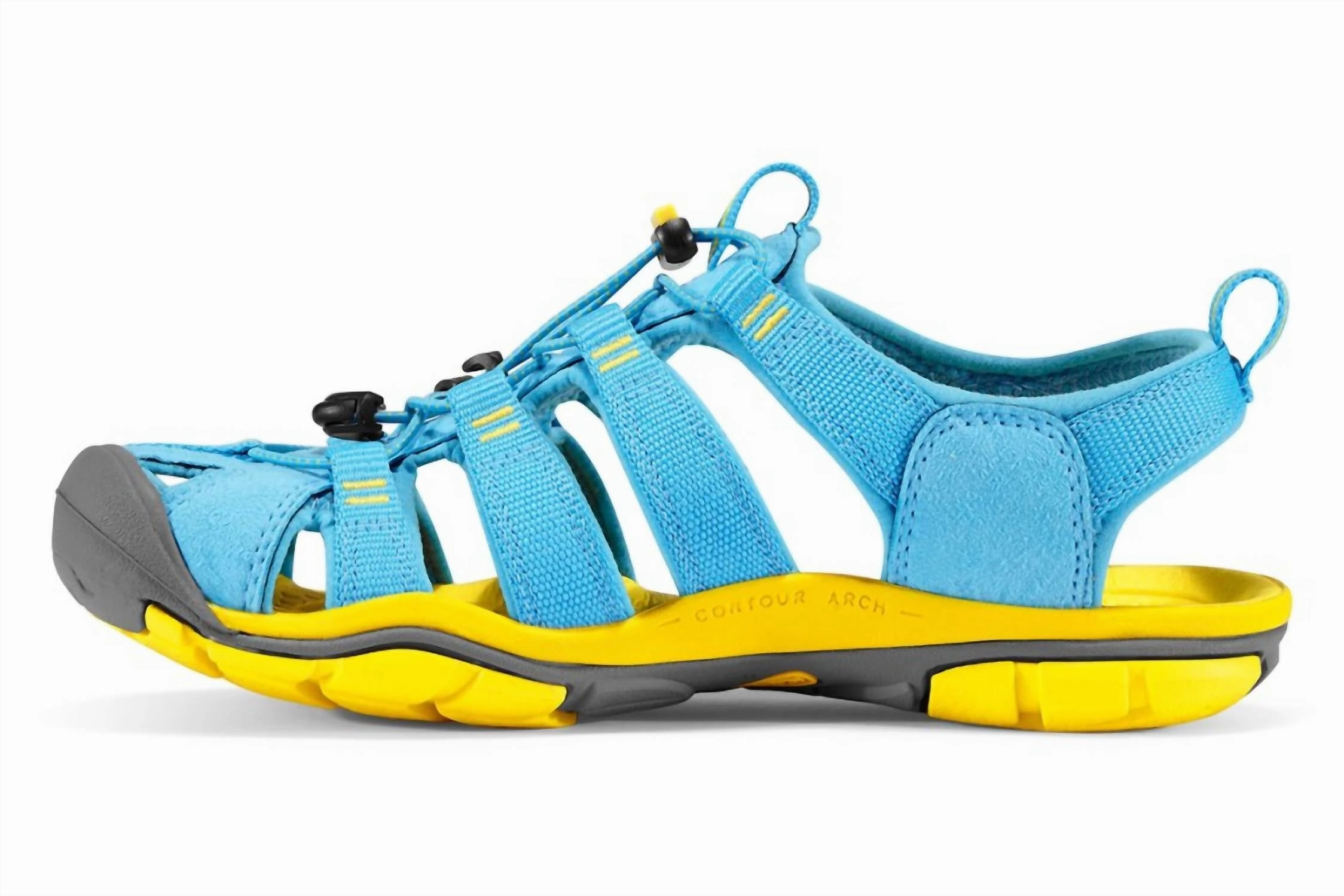 Women's Clearwater Cnx Sandal In Blue/lemon