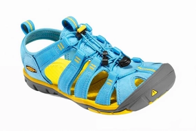 Women's Clearwater Cnx Sandal In Blue/lemon Womens Sandals with big discounts
