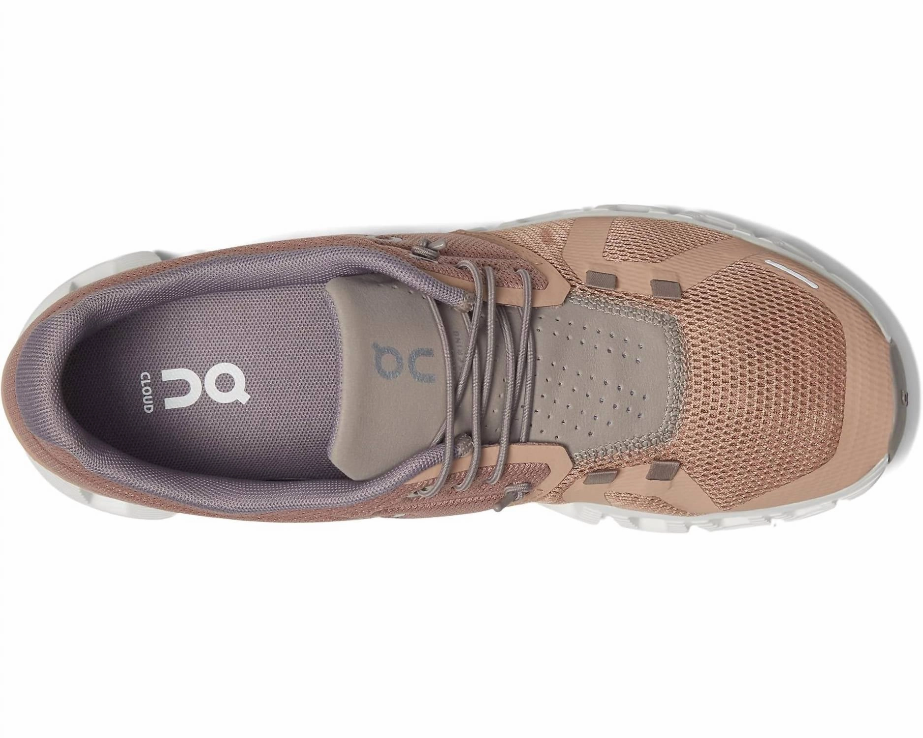 Women's Cloud 5 Running Shoes In Rosebrown/fog