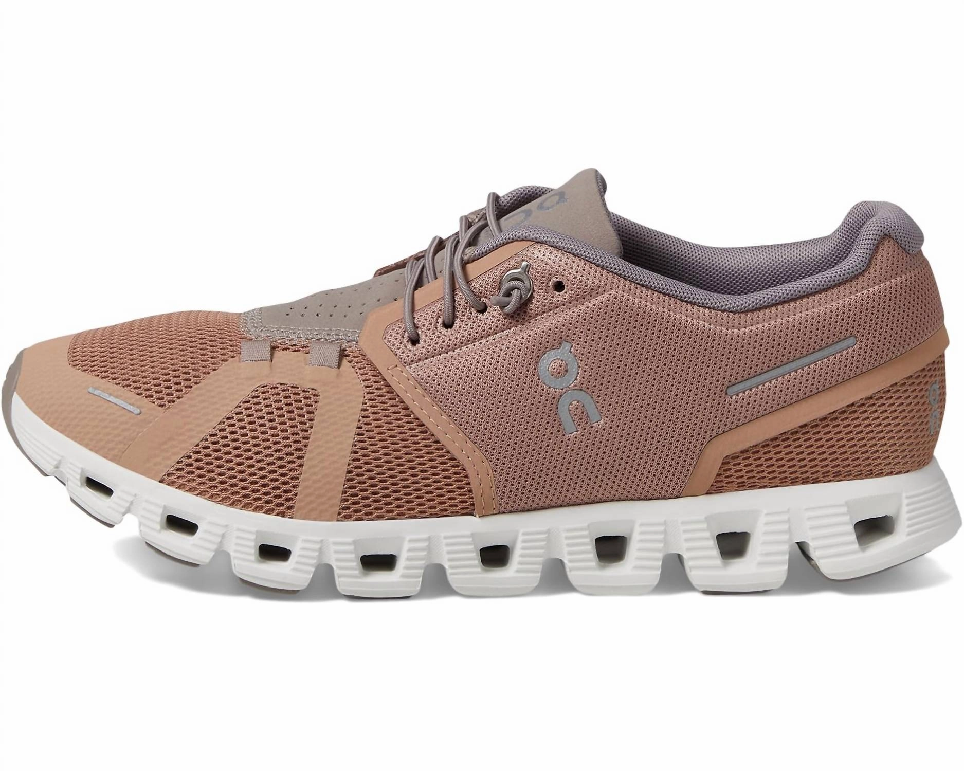 Women's Cloud 5 Running Shoes In Rosebrown/fog
