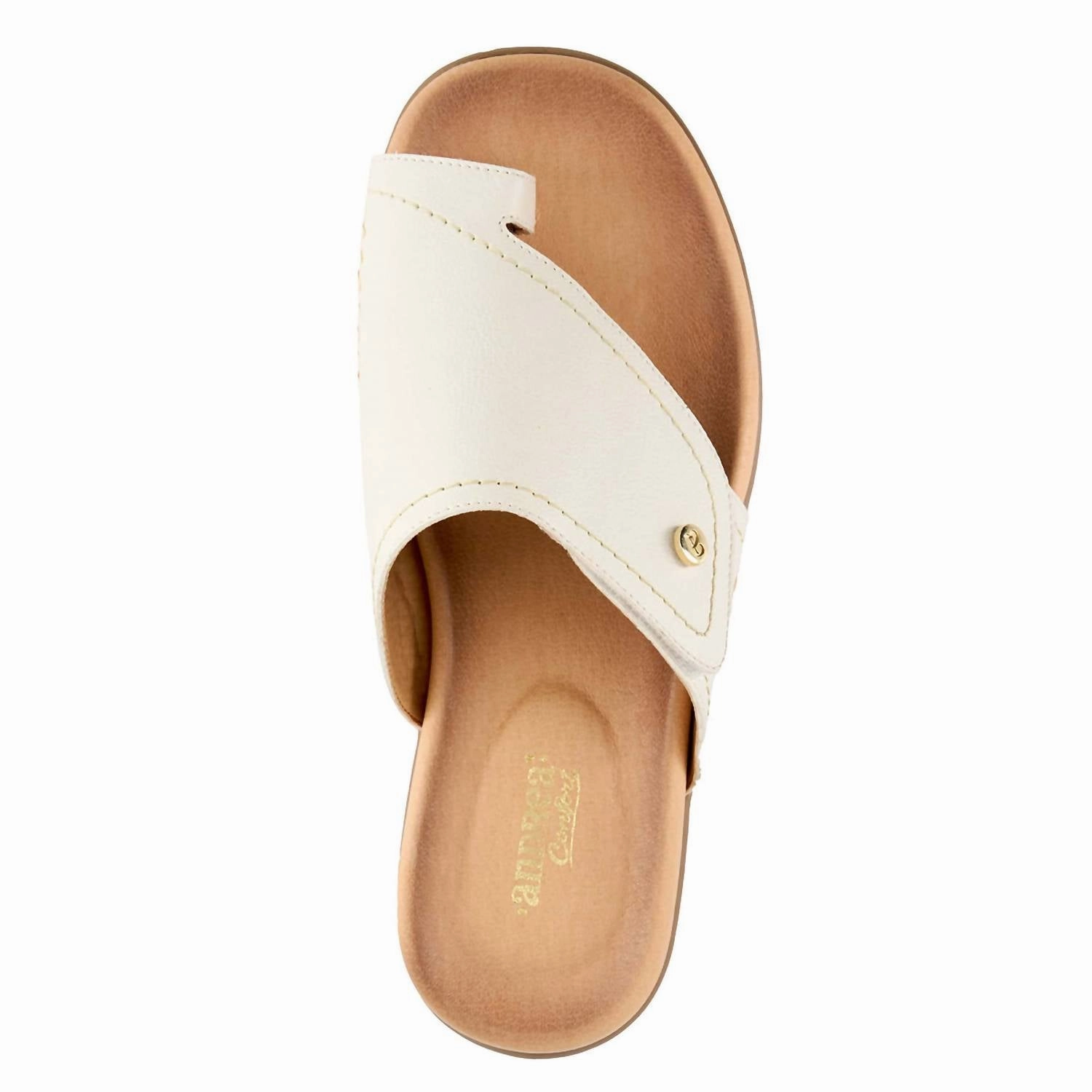 Women's Comfort Slip On Sandals In Beige