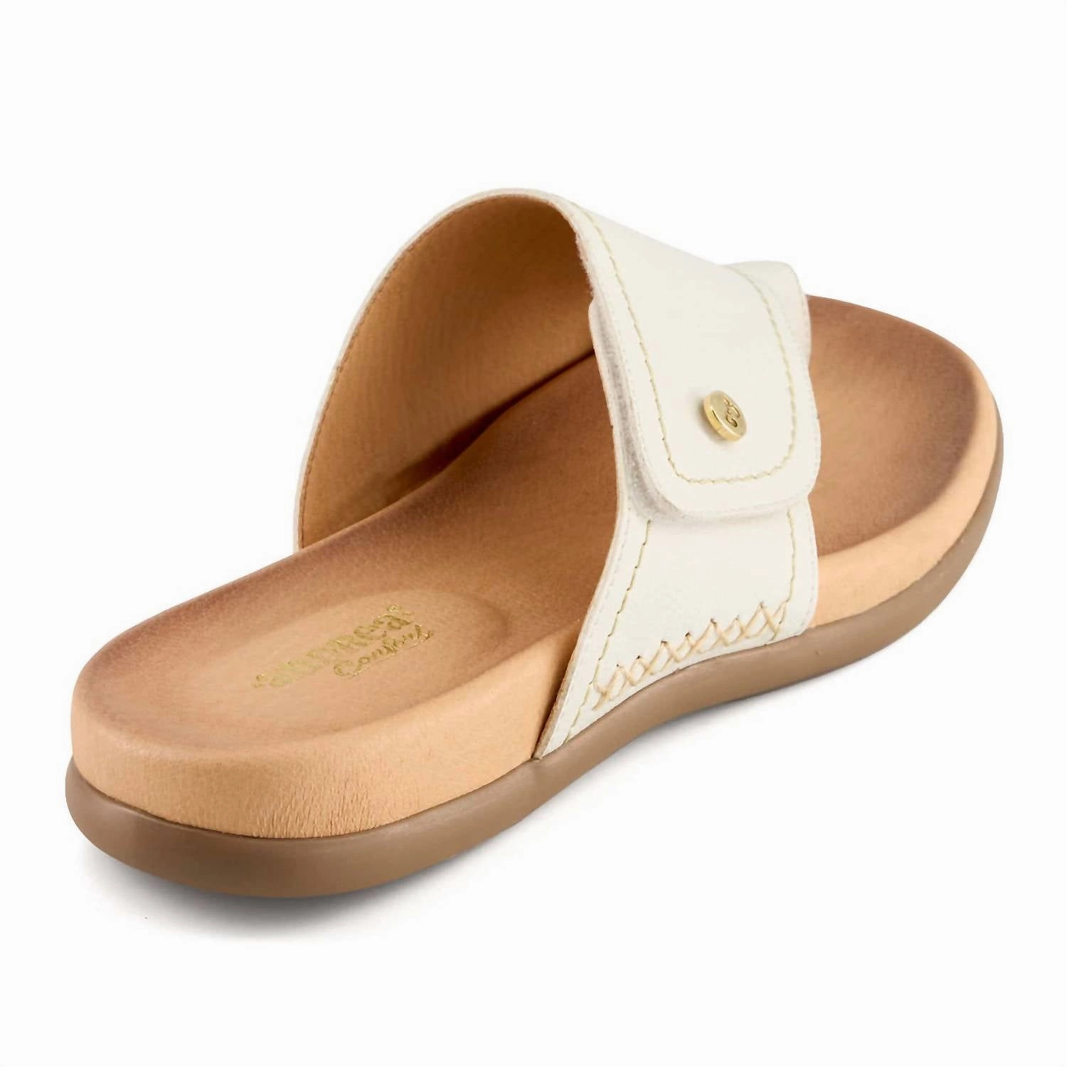 Women's Comfort Slip On Sandals In Beige