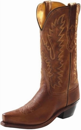 Women's Cowboy Boots In Antique Tan Cheap Mens Boots & Chukkas
