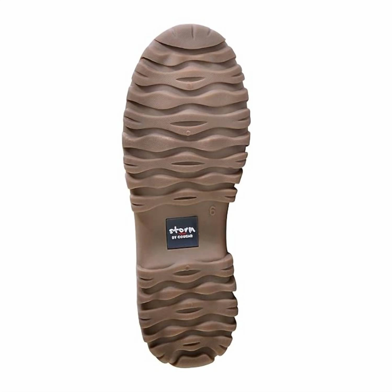 Women's Cozy Winter Boot In Black Taupe