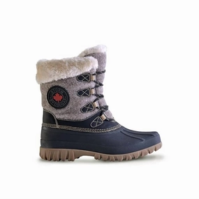 Women's Cozy Winter Boot In Black Taupe Womens Winter & Rain Boots online
