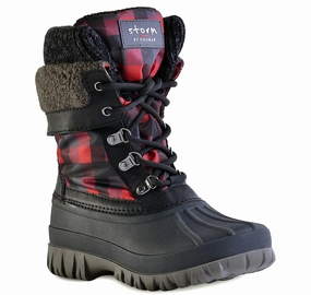 Women's Creek Boot In Black/ Red Plaid Womens Winter & Rain Boots online