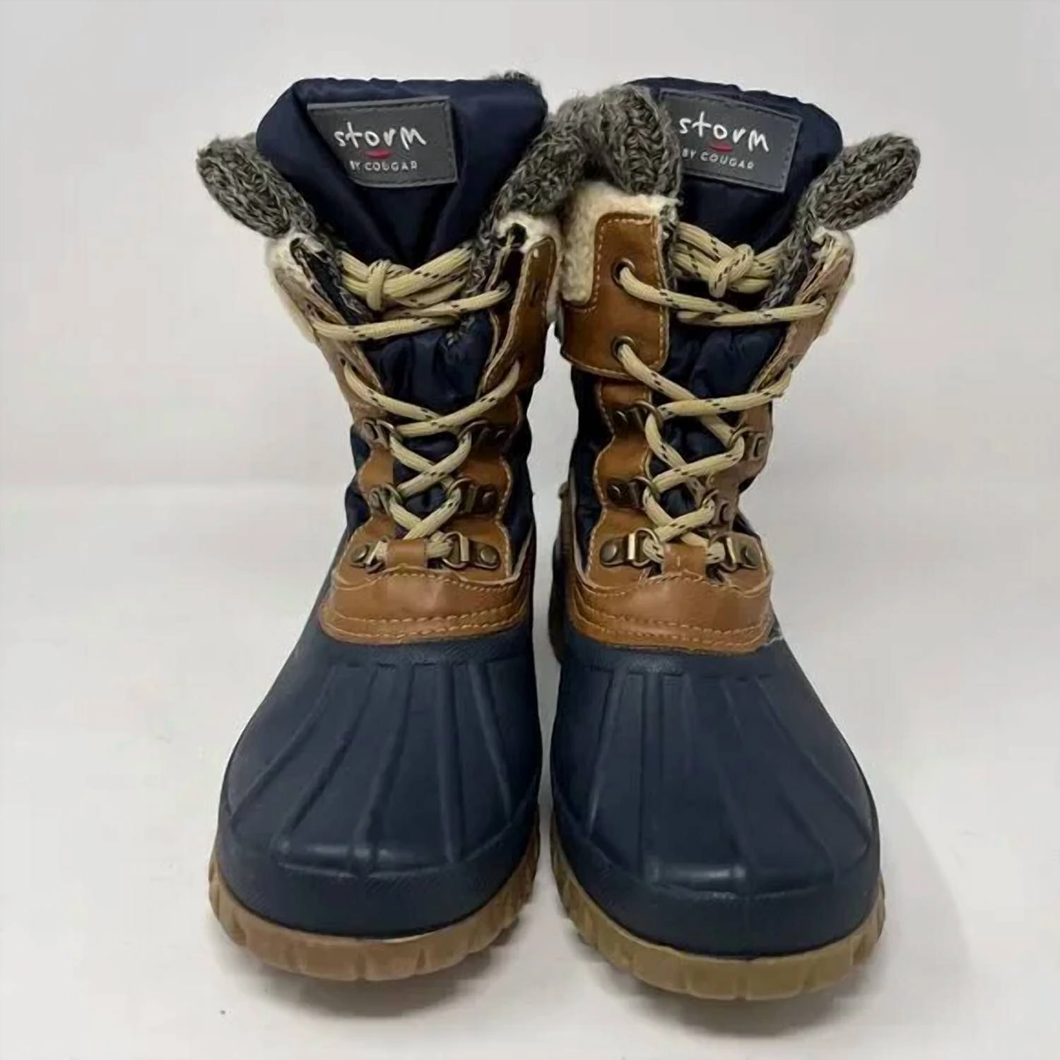 Women's Creek Boot In Navy/ Tan