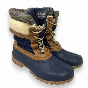 Women's Creek Boot In Navy/ Tan Womens Winter & Rain Boots online