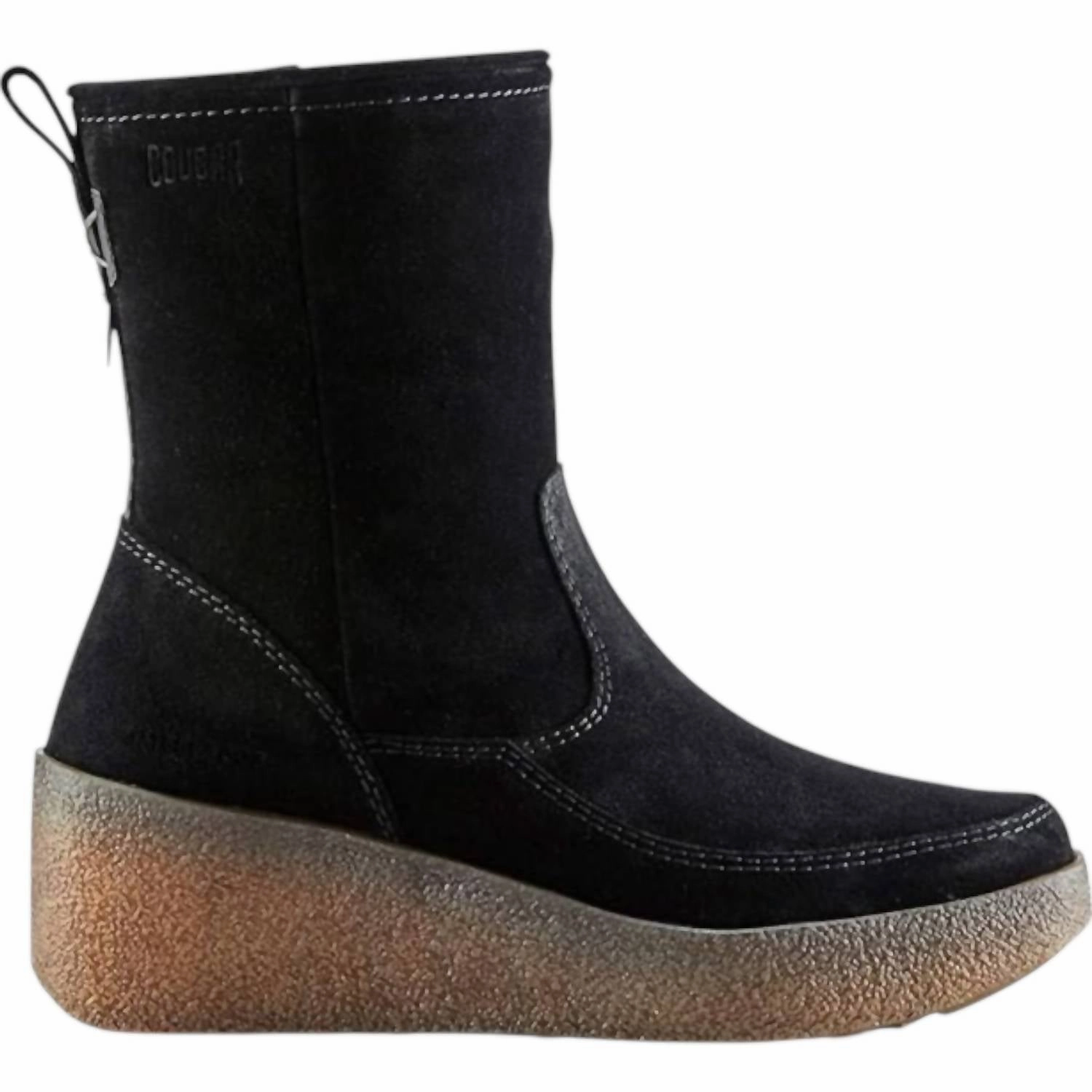 Women's Devlin Boots In Black Suede