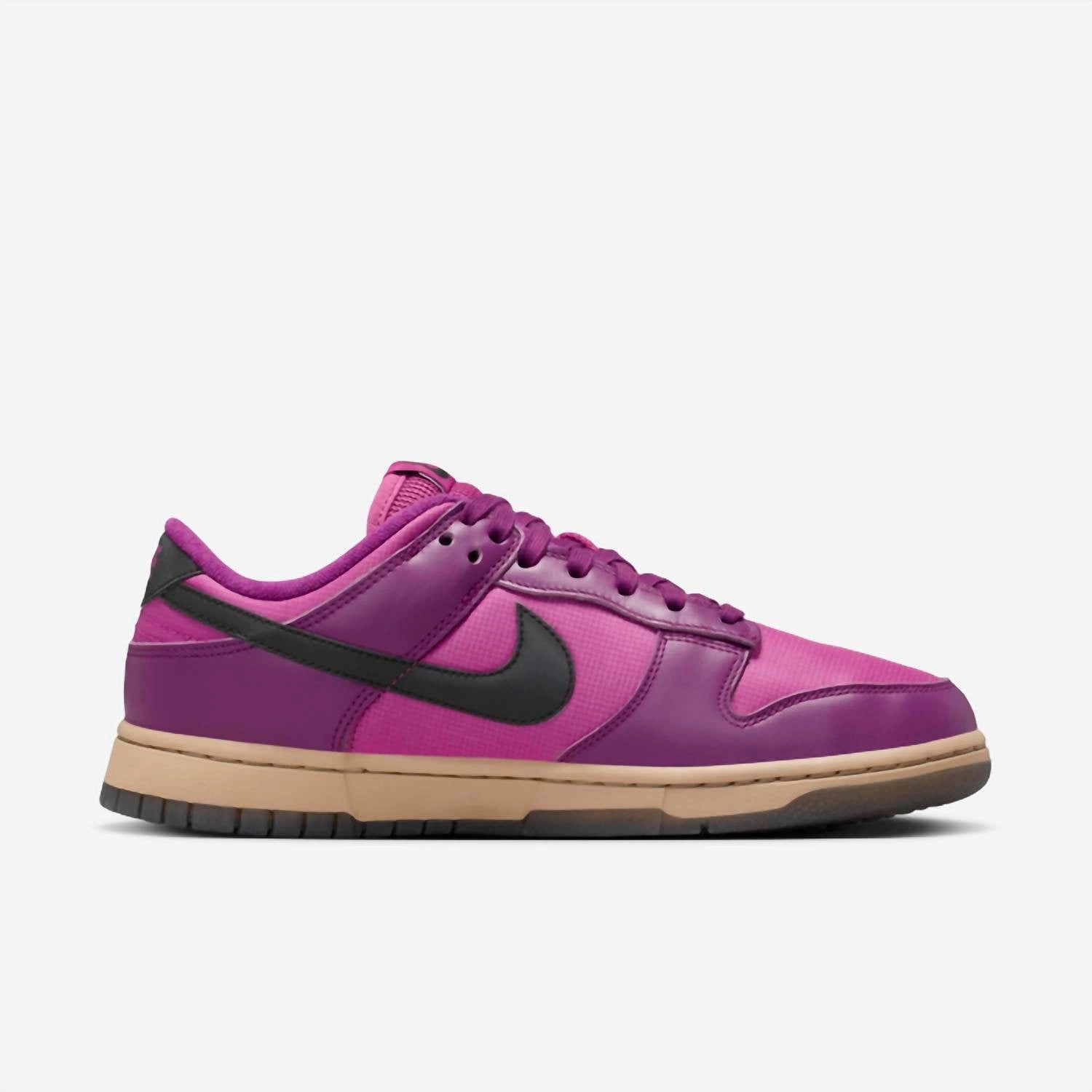 Women's Dunk Low Shoes In Viotech/hot Fuchsia/khaki/black Cheap Athletic Shoes for Women