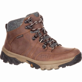 Women's Endeavor Point Waterproof Hiker Boots In Tan Comfortable Womens Boots low price