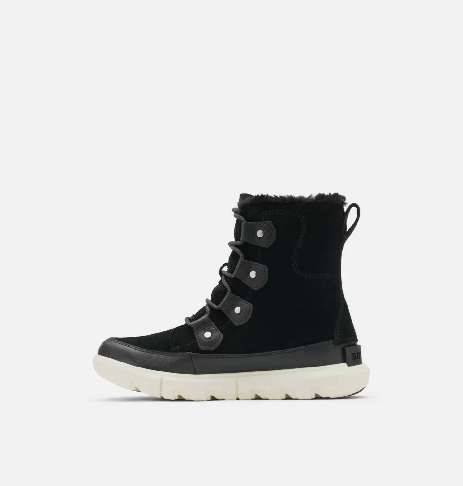 Women's Explorer Ii Joan Cozy Boots In Black Fawn