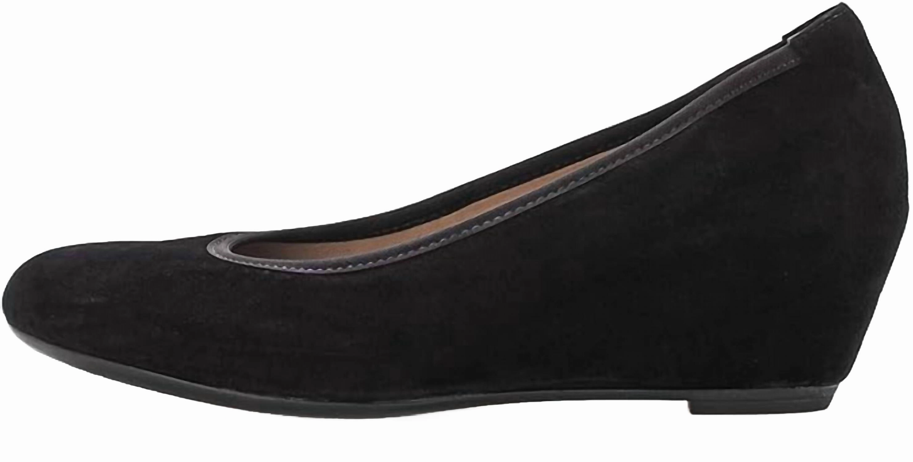 Women's Fantasy Pump In Black Suede Cheap Womens Slide Sandals