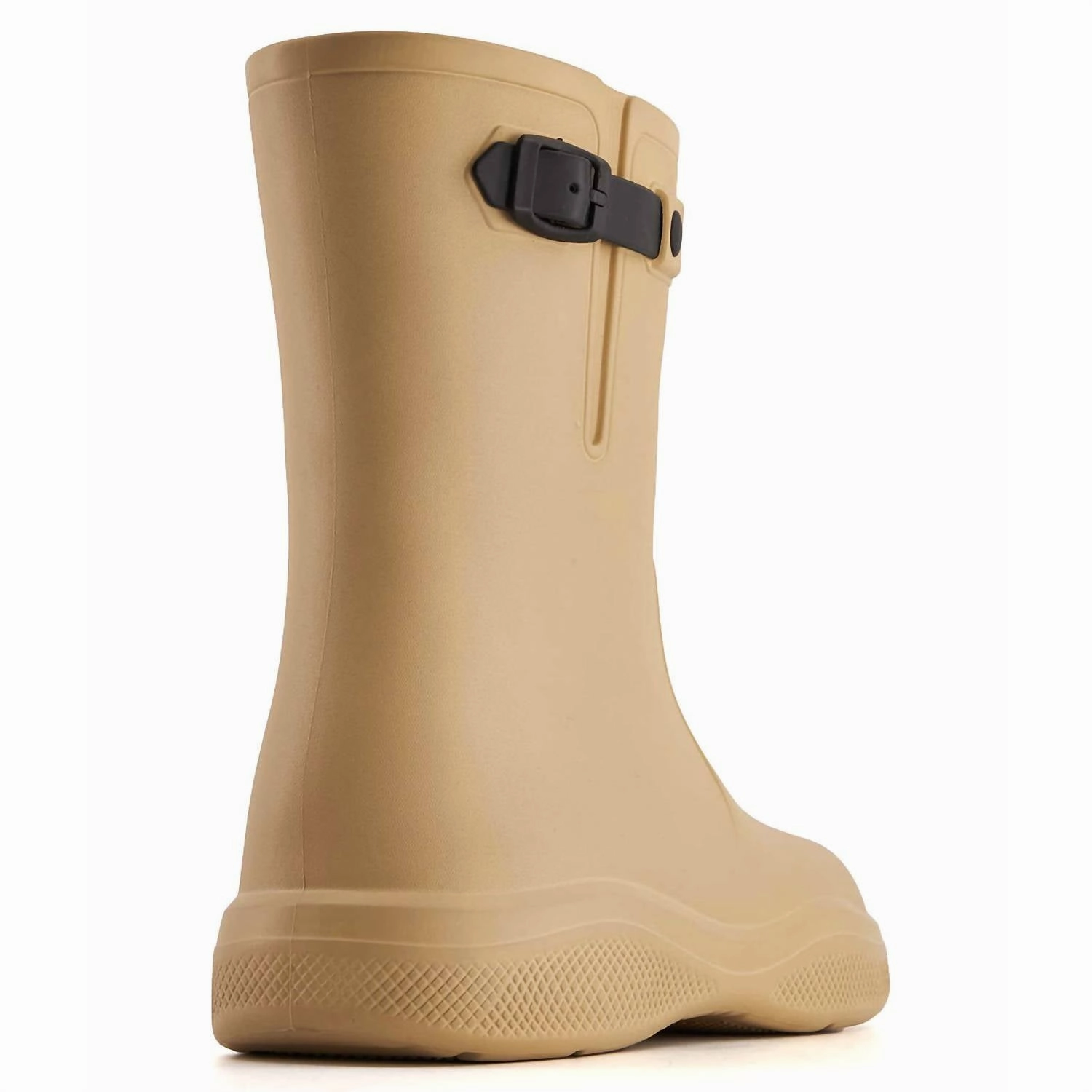 Women's Fashion Rain Boots In Beige