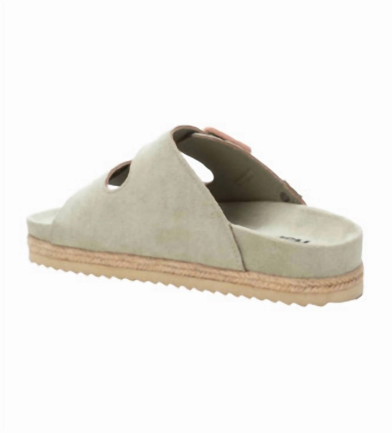 Women's Flat Sandals In Aqua