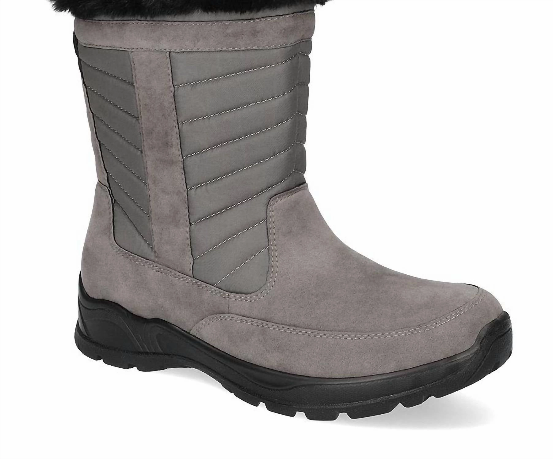 Women's Frazer Waterproof Winter Boots In Grey Suede Womens Winter & Rain Boots online