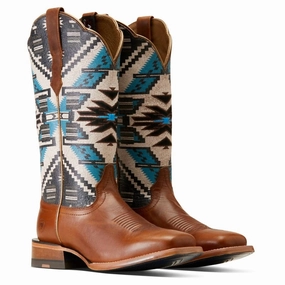 Women's Frontier Chimayo Western Boot In Chocolate/multi Cheap Mens Boots & Chukkas